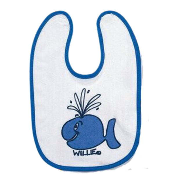 Ozi Varmints Baby Bib - Willie The Whale