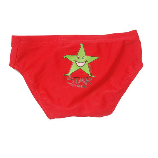 ozi varmints boys racer with a starfish design print - red