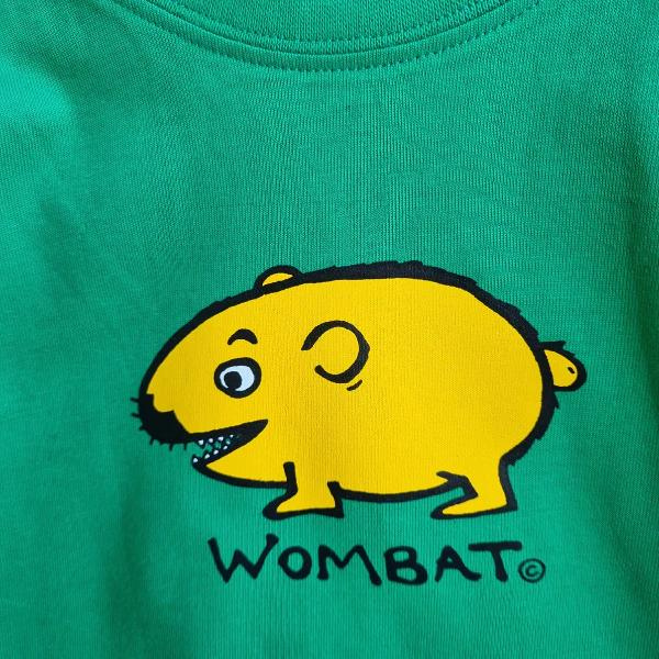 a closer look of the wombat design print